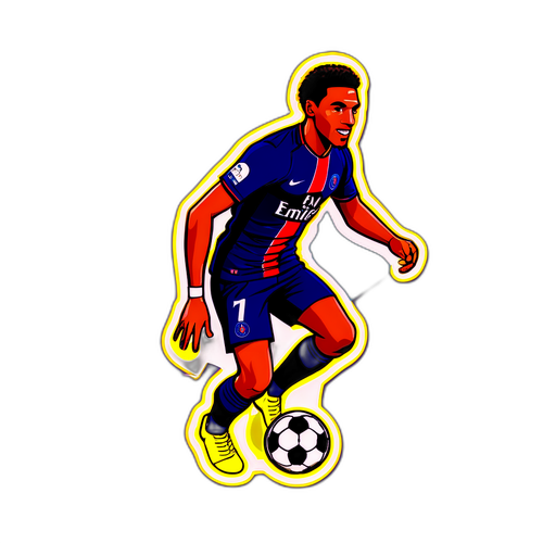 สติกเกอร์นักฟุตบอลทูลูซทำแอสซิสต์ให้ไอดอล PSG