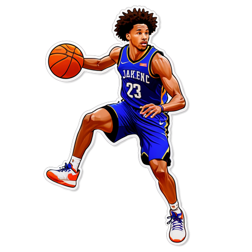 Sticker ng Sports na may Tema ni Jalen Johnson