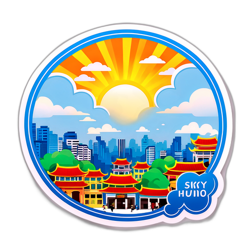 Trời Hà Nội với Ánh Nắng và Đám Mây