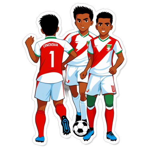 Stiker Tim U20 Indonesia Melawan Yaman