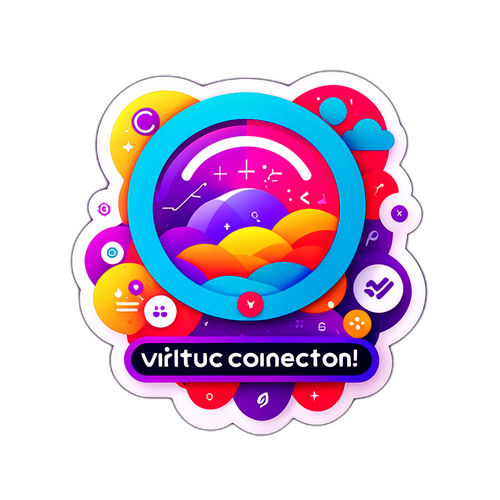 虛擬連結主題貼紙