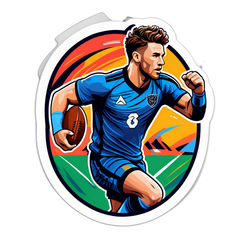 Agile Athlete Sticker Design