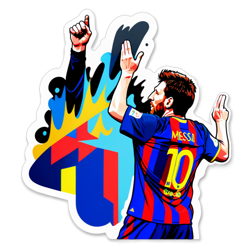 Messi'nin Kutlama Anı
