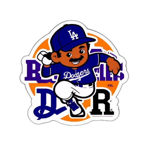 Dodgers vs. Rockies Game Day Spirit Sticker
