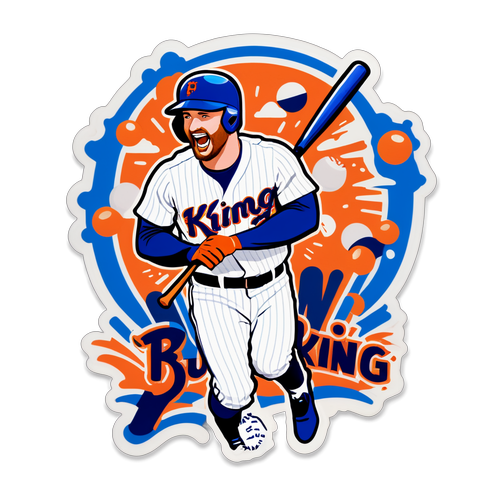 Home Run King Sticker