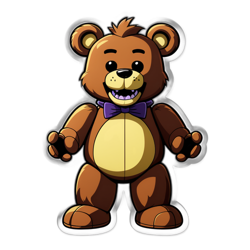 Urso Animado de Antagonista do Five Nights at Freddy's