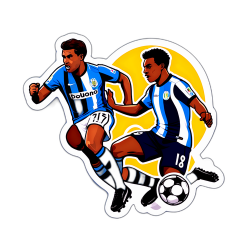 Σχεδίαση με ισχυρές αντιθέσεις του αγώνα Πόρτο εναντίον Μάλμε