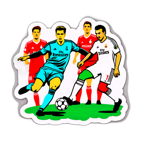 Nálepka z utkání Tyrol vs. Real Madrid