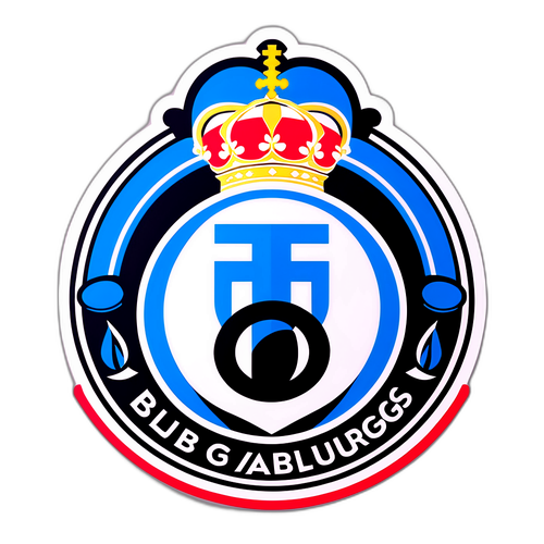 Kibandiko cha Klabu Brugge na RB Salzburg