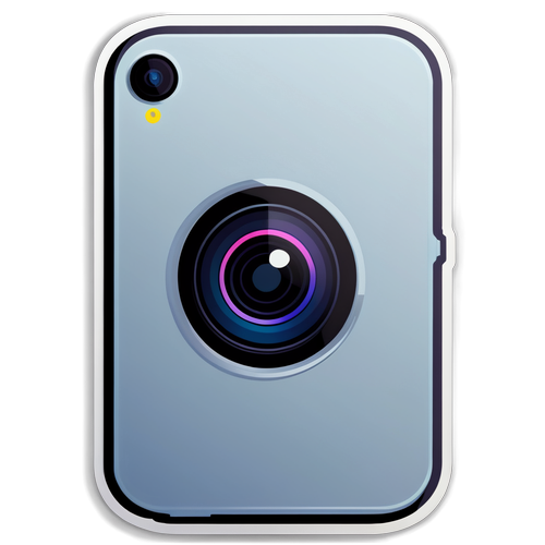 Sticker cu iPhone 17 și camera avansată