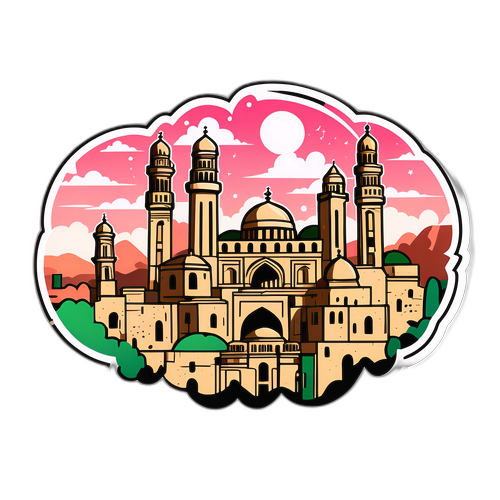 Romantyczny widok Aleppo