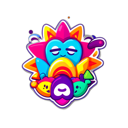 Logo Berwarna-warni untuk 'Cai'