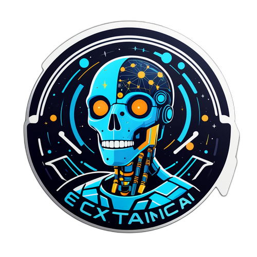 未来技術の哲学を表現するステッカー