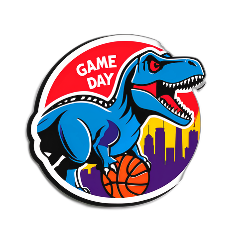 Sticker ya Toronto Raptors: Siku ya Mchezo