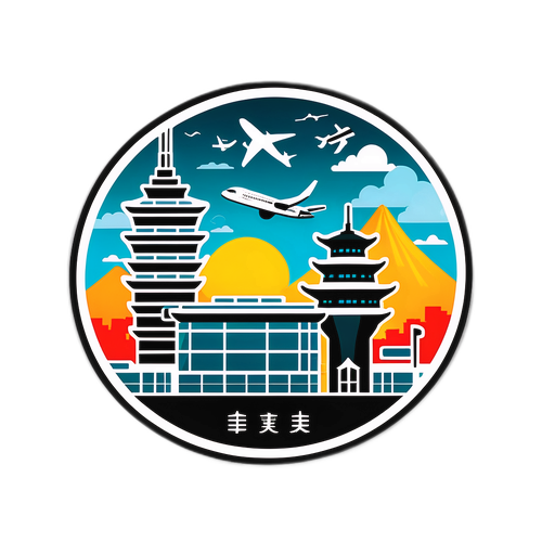 松山機場貼紙