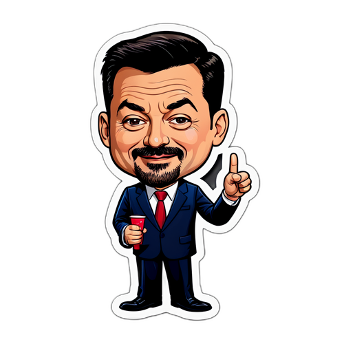 Jimmy Kimmel'in En Sevilen Anlarını Yansıtan Bir Çıkartma