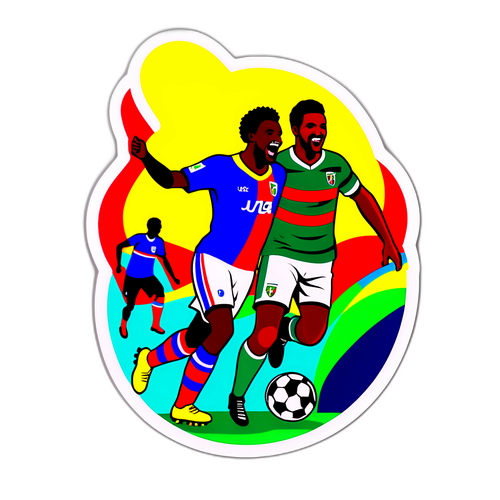 Bahia vs Fluminense Futbol Maçı Sticker