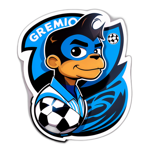 Adesivo Vibrante do Grêmio Foot-Ball Porto Alegrense