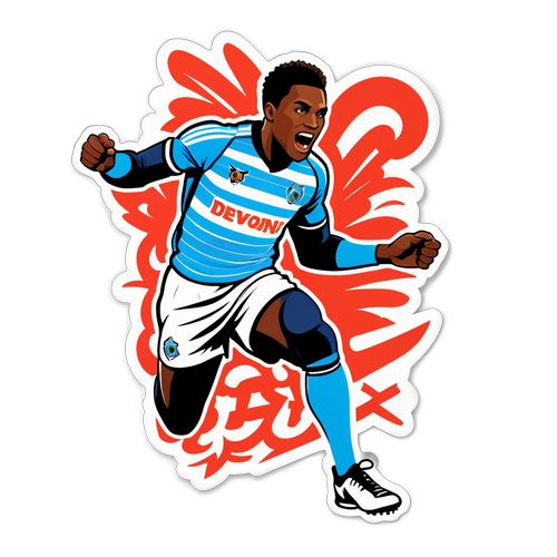 Devon Achane Agility Sticker
