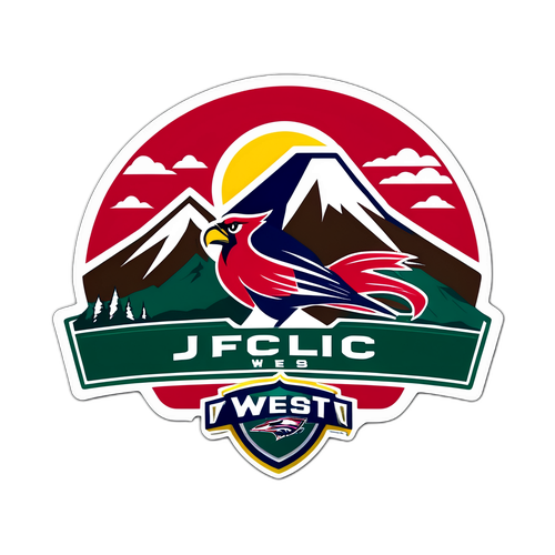 NFC West Mountain Logo Sticker