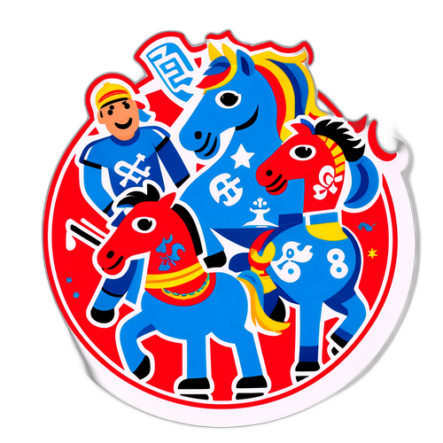 Wachezaji wa Malmö na Farasi wa Dala