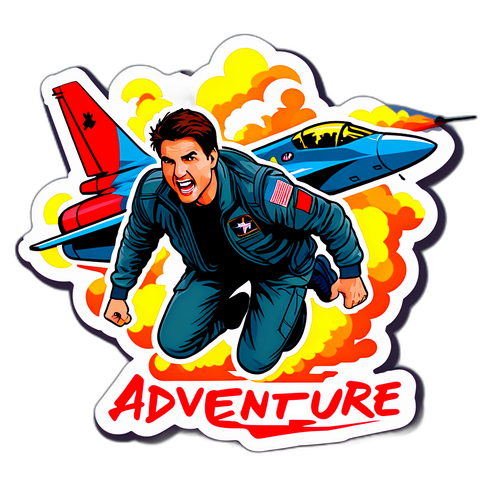 Seikkailu stickeri