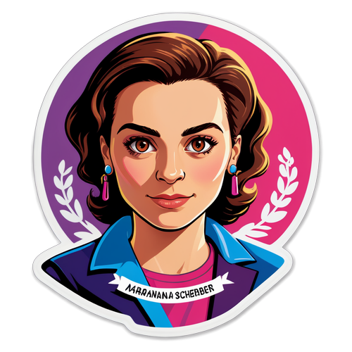 Sticker z Marianną Schreiber
