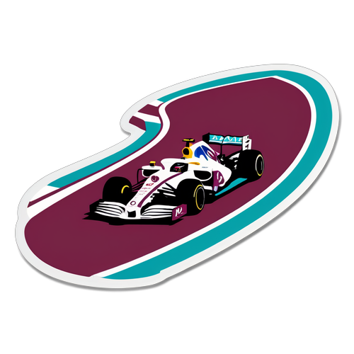 Illustration de la piste F1 au Grand Prix du Qatar