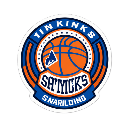 設計個性化尼克斯籃球貼紙