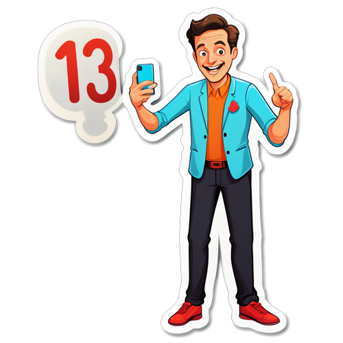 Nhãn dán hài hước số 13