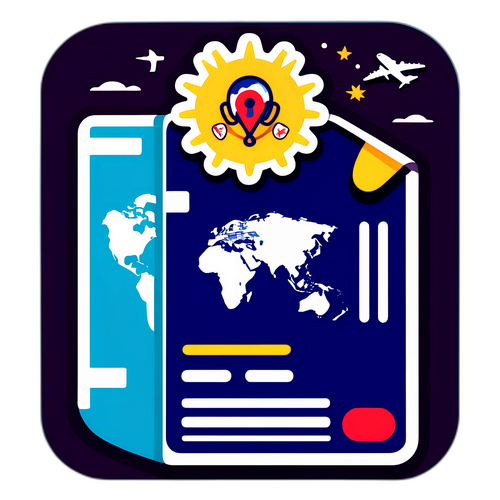 Autocol tematic pașaport