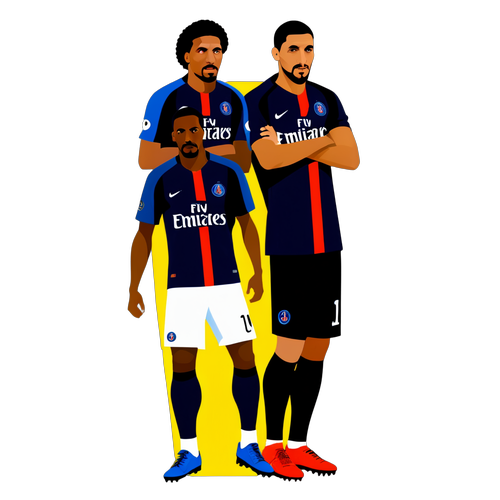 Sticker ya PSG vs Inter Milan