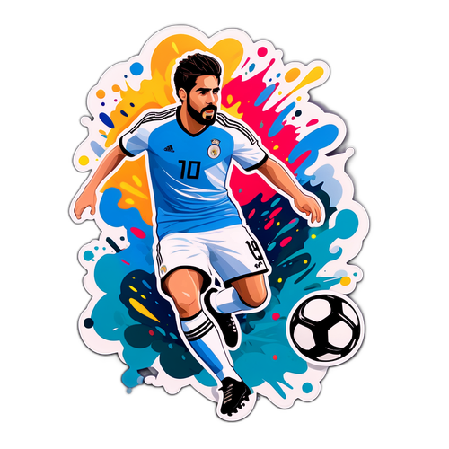 Sticker Isco Dalam Aksi