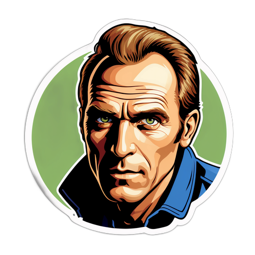 Una classica design di adesivo di Peter Greene