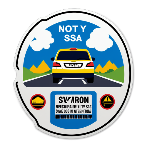 Sticker ya Tahadhari kwa Watoza PSV
