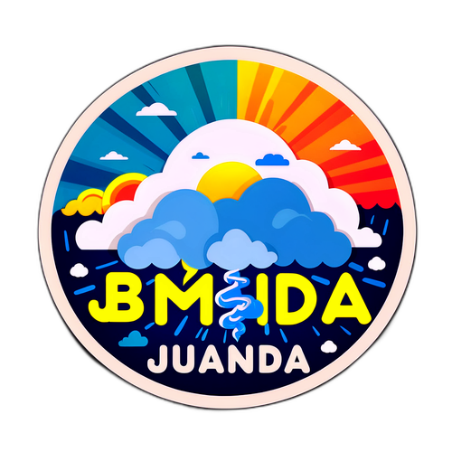 Stiker Cuaca BMKG Juanda