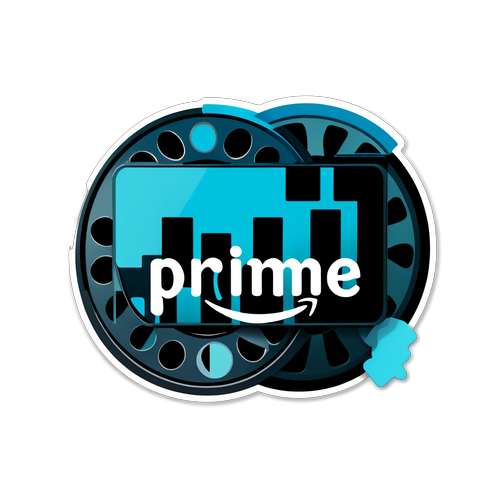 Sleek Amazon Prime Video Sticker