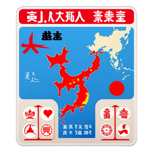中国游客日本旅行警示贴纸