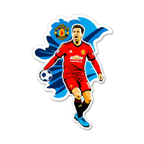 Stiker Pertandingan FCSB vs Man United