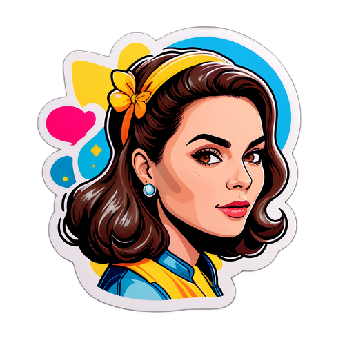 Sticker da Giovanna Lancellotti em Design Pop