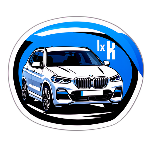 BMW iX3 Neue Klasse Klistermärke