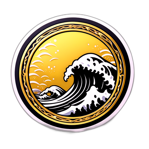 黄金与白银投资主题贴纸