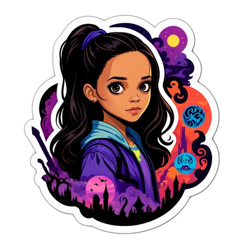 Jenna Ortega em Mistério e Fantasia