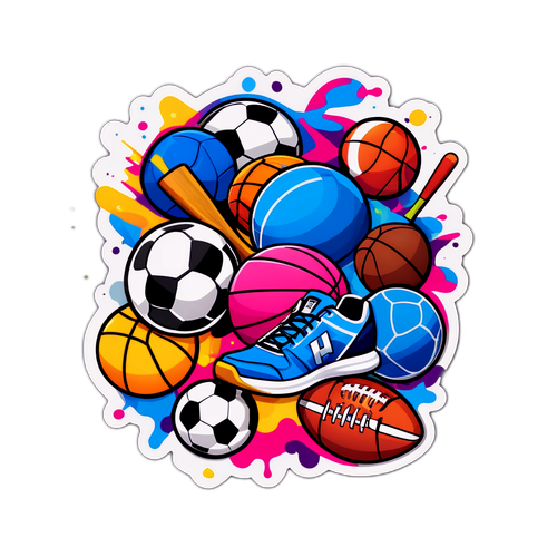 Sticker vibrant pentru Sport.ro