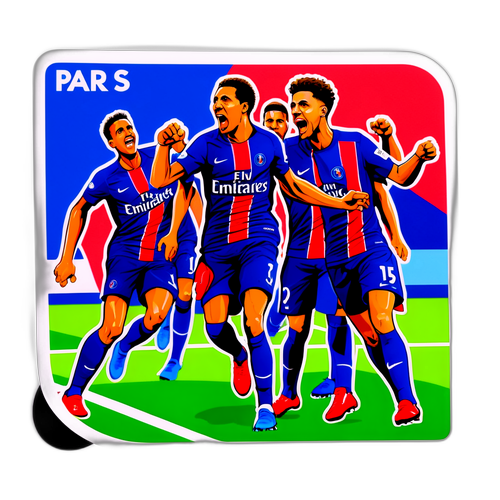 Eksitang Sticker ng PSG laban sa Strasbourg