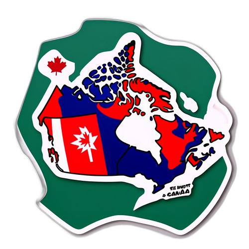 कनाडा में यात्रा प्रतिबंधों का मजेदार स्टिकर