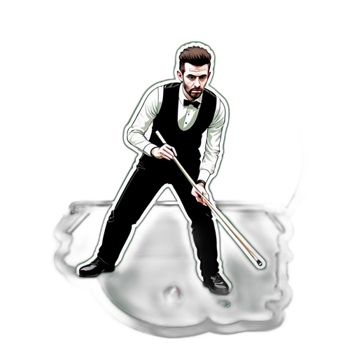 Mark Selbyn ikoninen snooker-asento