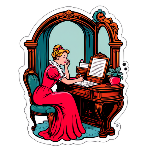 Malikhain na Sticker ni Lady Whistledown