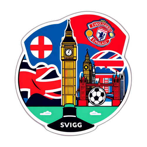 Stiker Landmark Bola Sepak British