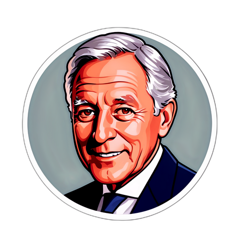 Stylish Charles Kushner Sticker